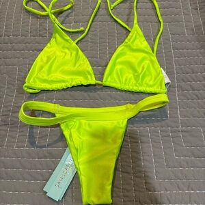 Neon Green San Lorenzo Bikini Set